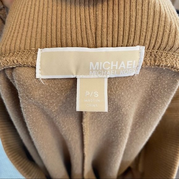 Velour Tracksuit Michael Kors 2 Piece Set in Camel Tan Color - Picture 9 of 9
